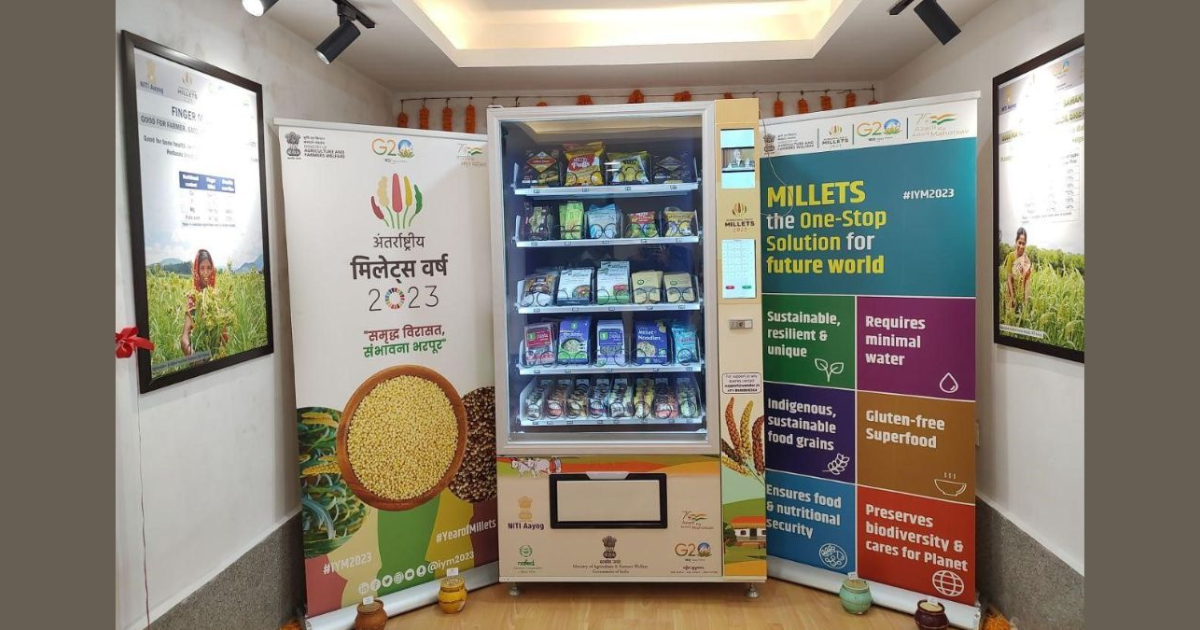 NAFED and Wendor Unite to Promote Millet-Based Products Across India: One Vending Machine at a Time